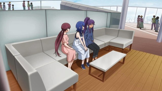 Rooftop glass observation deck